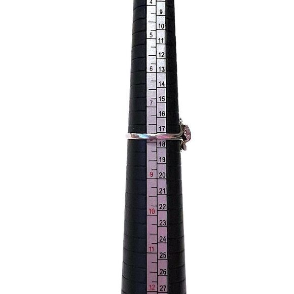 Sterling Silver Natural Emerald Sunburst Bohemian Style Ring Size 8 NWOT - Picture 6 of 6